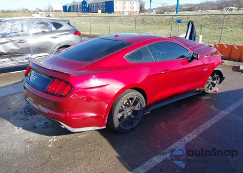 2016 Ford Mustang Gt Premium из США, поврежденный, VIN 1FA6P8CF1G5290210
